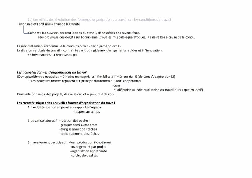 I- comment définir et mesurer les caractéristiques du travail et de l'emploi ?
1a) les notions
l'emploi et le travail
pop active/inactive
• 