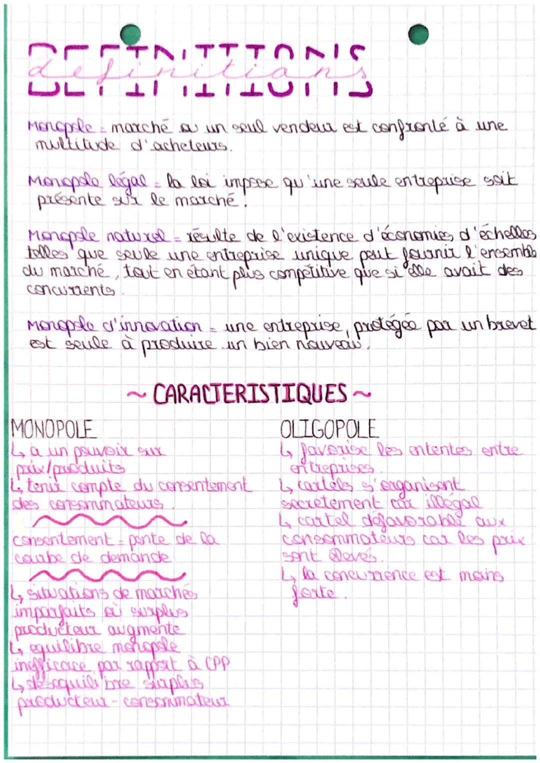 MARCHES IMPARFAITS
concurrentiels
modèle
theorique 3
5 conditions pour que le marché soit
dit de concurrence pure et parfaite.
Si une condit