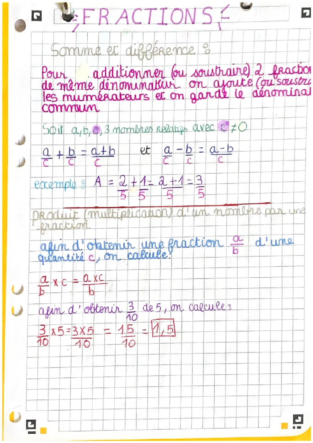 Apprends à additionner des fractions et à multiplier facilement !