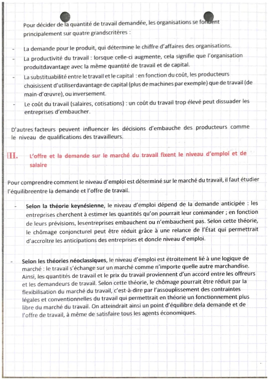 économie
chapitre s
étude des déterminants de l'offre et de la demande de travail est essentielle pour bien
mprendre les décisions prises pa