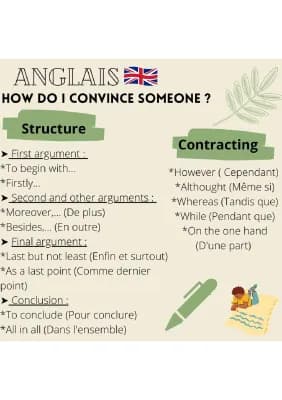 Know Mots de Vocabulaire pour convaincre une personne en Anglais thumbnail