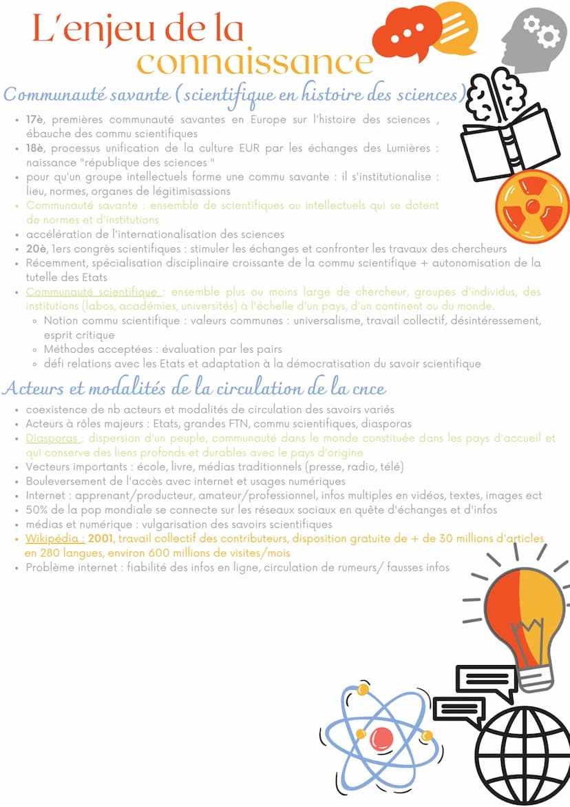 Intro
• Connaissance processus mental, transformation d'une information en savoir
• Dernières décennies: bouleversement acteurs, formes, mod