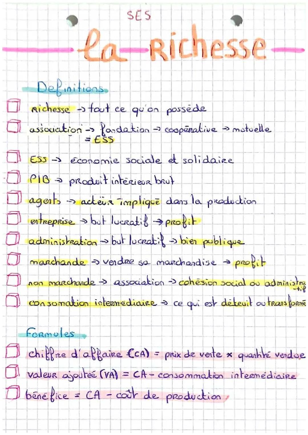 Comment calculer la richesse : PIB, Valeur Ajoutée et plus