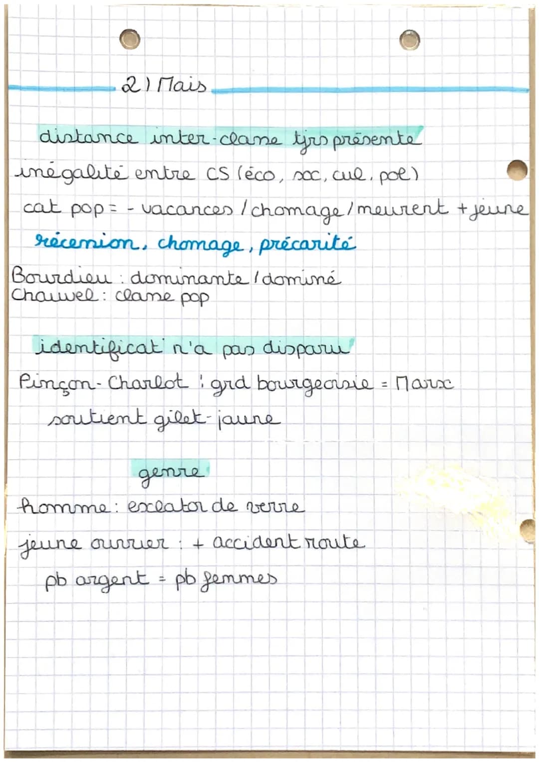 chap4
Structure soc franaix actuelle,
structure soc: répartition de la pop en grp sociaux.
I. espace social structure
A-SOCIOECONOMIQUE!
·10