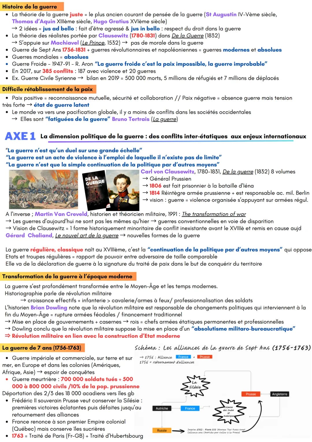 THÈME 2
Faire la
a guerre, faire la paix : formes de conflits et modes de résolution
INTRODUCTION Formes de conflits et tentatives de paix d