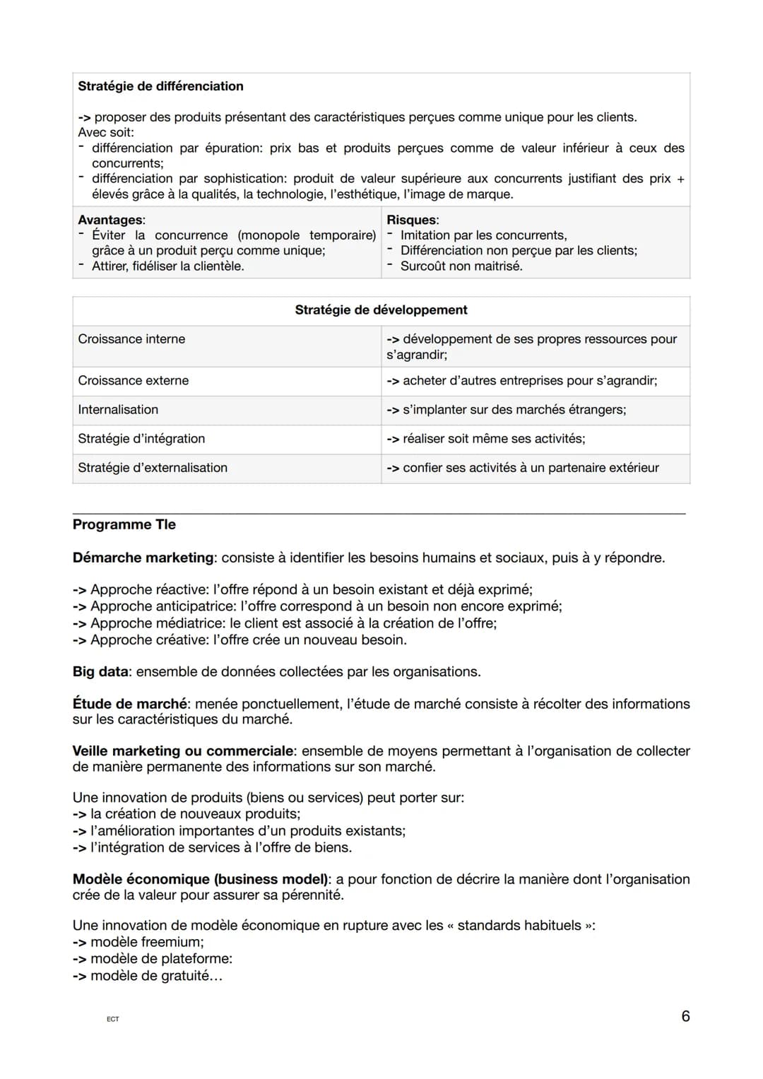 Les question les plus posées:
Les différents types de décisions: « caractérisez/ qualifiez la décisions prise par.... >>
-> décisions opérat