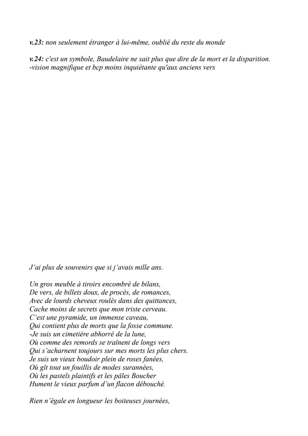 Analyse Spleen
Introduction : Le poème étudié fut écrit
par Charles Baudelaire, poète de la
modernité, inclassable, au carrefour de
différen