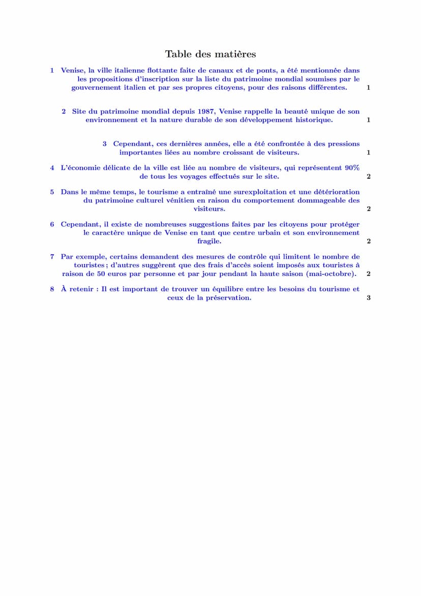 LYCEE GENERAL ET TECHNOLOGIQUE LA BRUYERE
Venise, entre valorisation touristique et
protection du patrimoine
18 mai 2022
AFFICHARD-PIERRI Ga