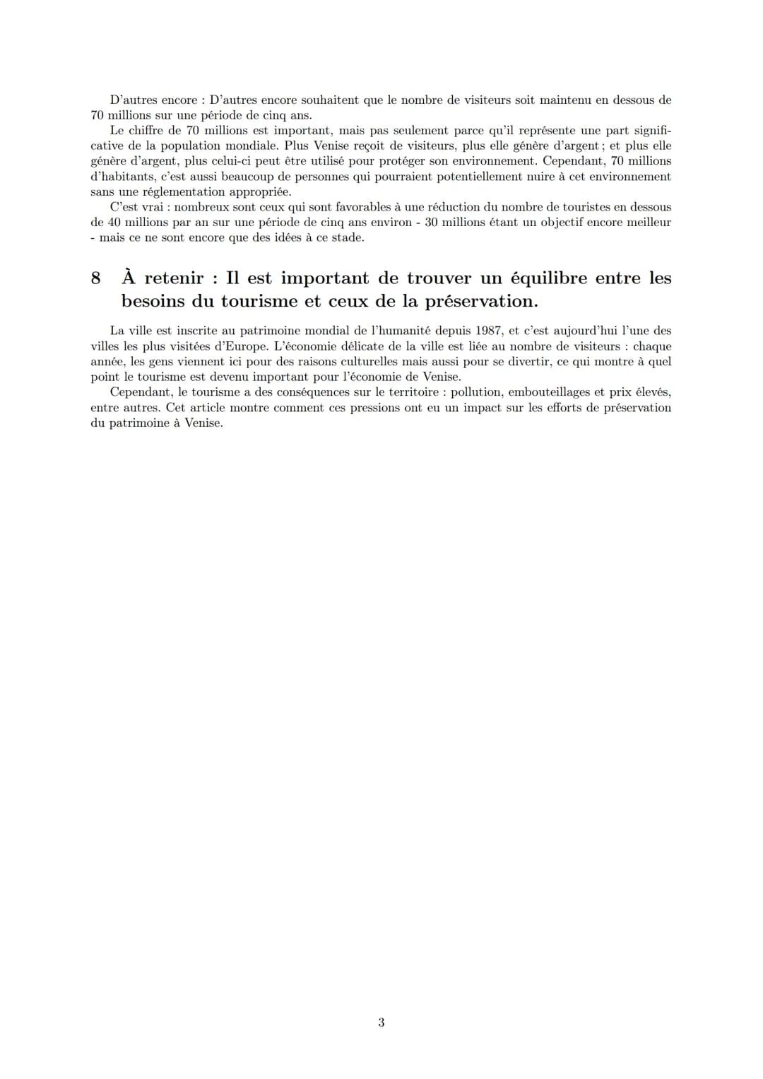 LYCEE GENERAL ET TECHNOLOGIQUE LA BRUYERE
Venise, entre valorisation touristique et
protection du patrimoine
18 mai 2022
AFFICHARD-PIERRI Ga