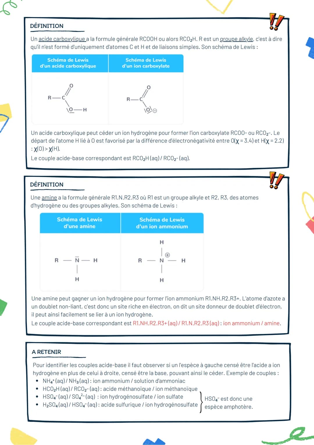 Transformations acide-base
DÉFINITION
Le bleu de bromothymol (BBT) est une espèce chimique qui, en solution aqueuse, peut présenter deux
for