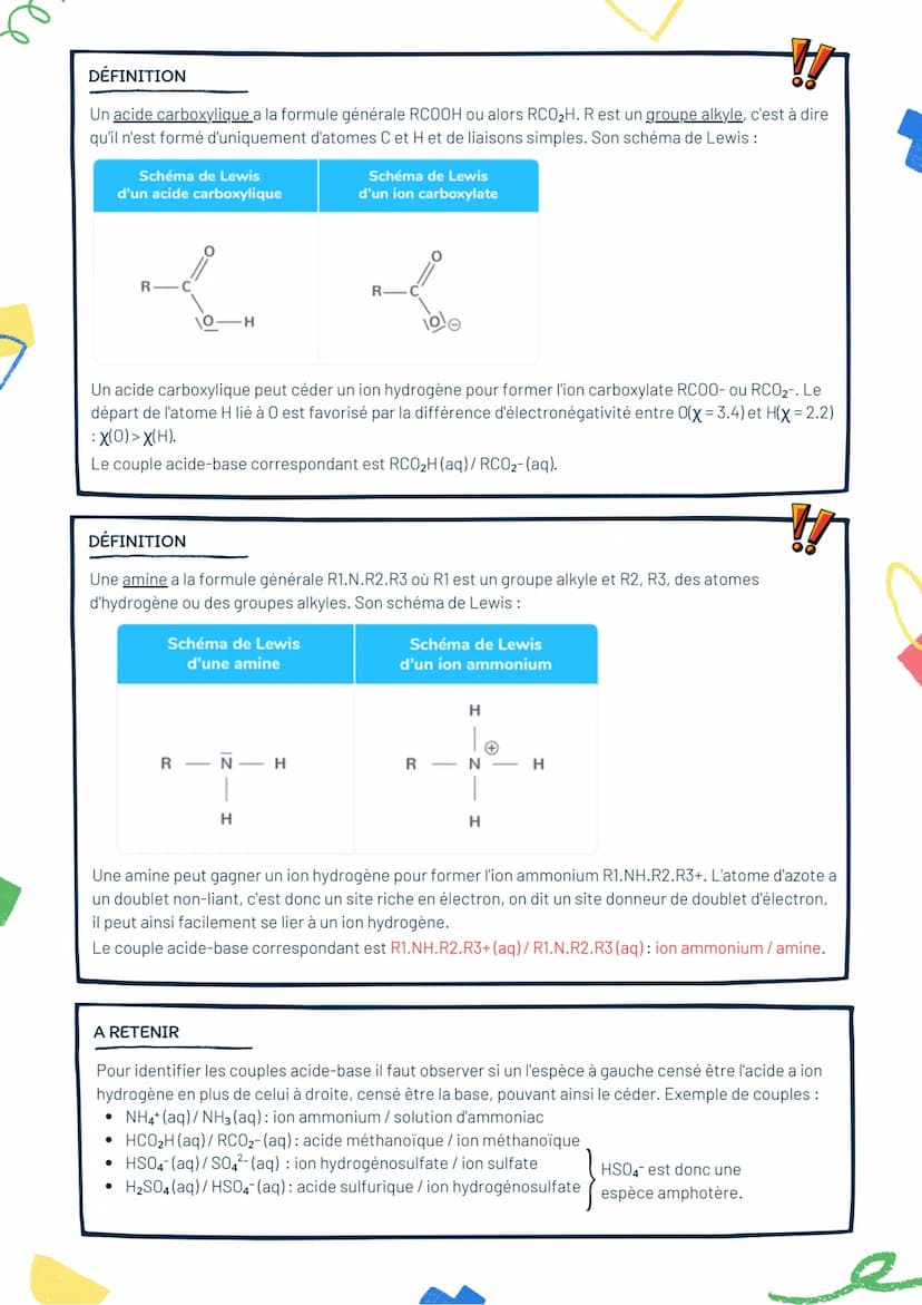 Transformations acide-base
DÉFINITION
Le bleu de bromothymol (BBT) est une espèce chimique qui, en solution aqueuse, peut présenter deux
for