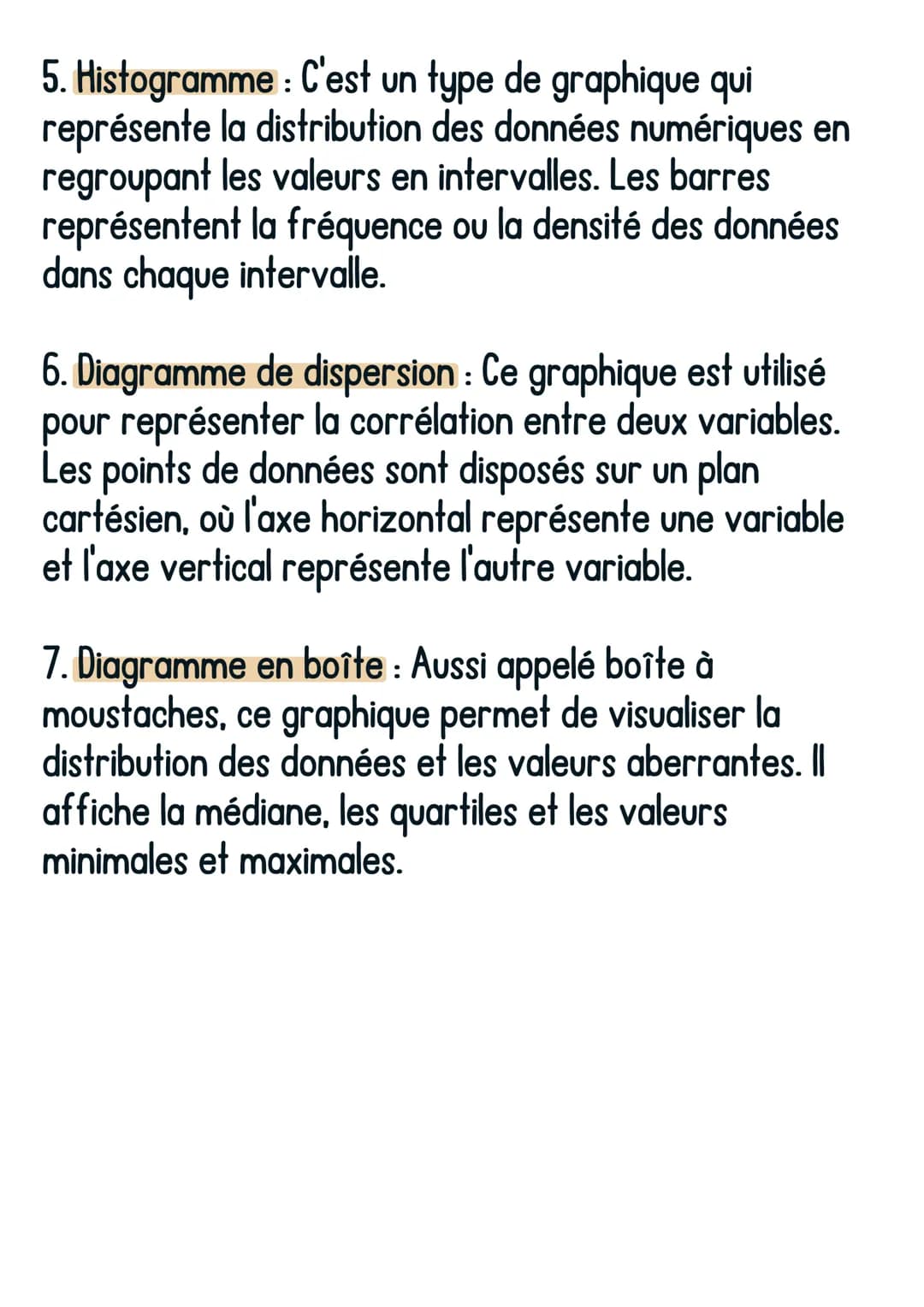 @avoirsonbrevet
Maths
Les représentations graphiques
1. Diagramme en barres : Ce type de graphique est utile
pour comparer des catégories ou
