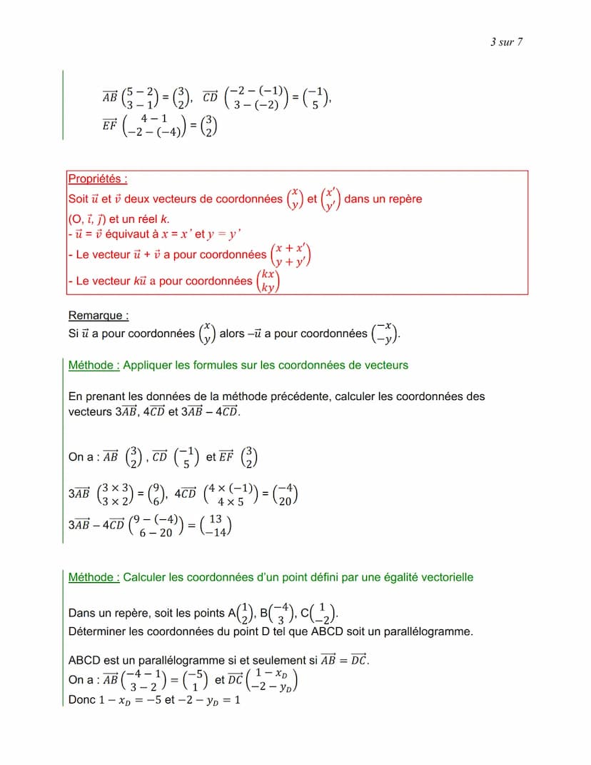 I. Repère du plan
Trois points distincts deux à deux O, I et J du plan forment un
repère, que l'on peut noter (O, I, J).
L'origine O et les 