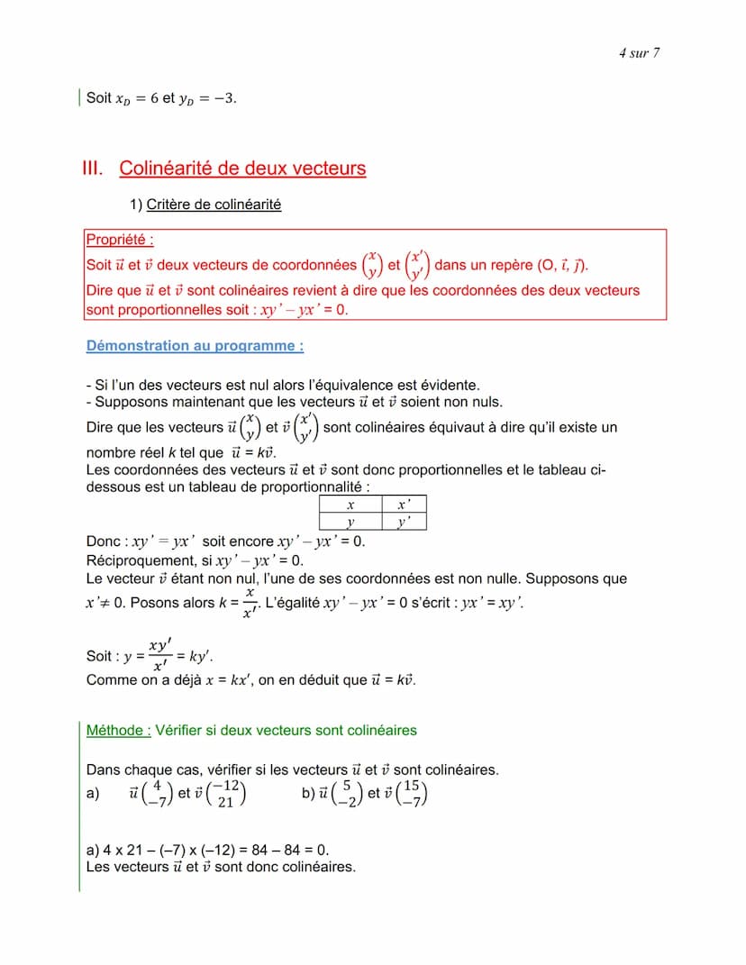 I. Repère du plan
Trois points distincts deux à deux O, I et J du plan forment un
repère, que l'on peut noter (O, I, J).
L'origine O et les 