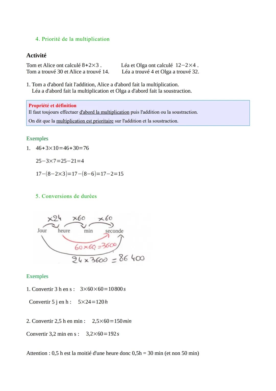 Chapitre 7: Multiplication et division
I. Multiplication
1. Vocabulaire
Définitions
Le résultat d'une multiplication s'appelle un produit.
L