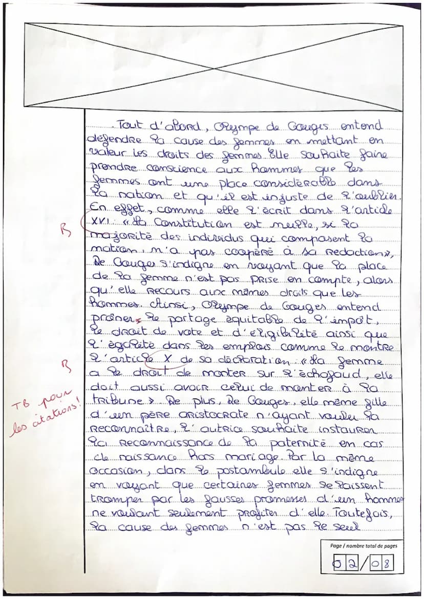 Lop20) Bravo! Pease tout de même à organiser tes propos
ten Dors
haithes
Modèle CCYC: QONE
NOM DE FAMILLE: QUENTIN
(en majuscules)
тв
CONSIG