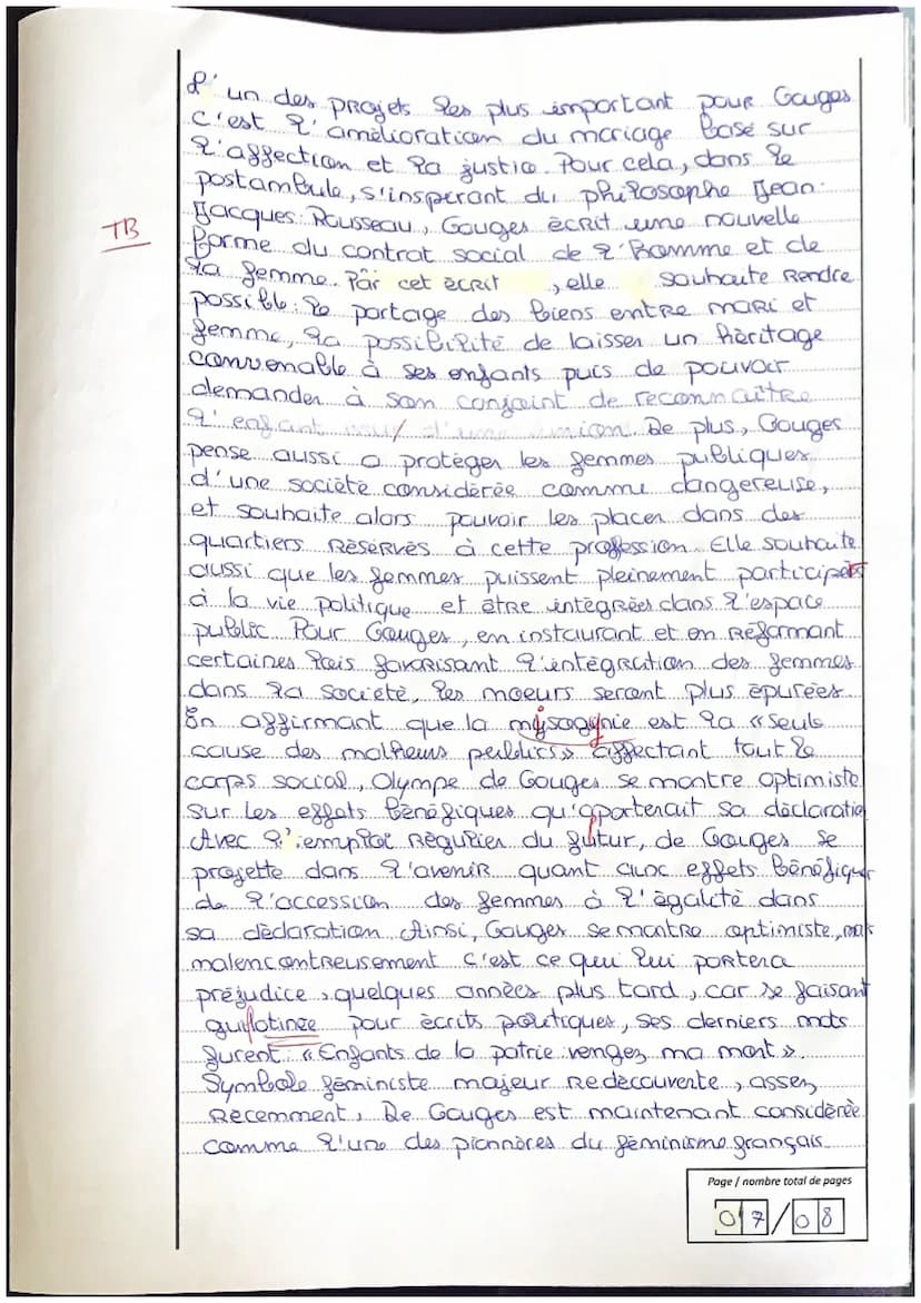 Lop20) Bravo! Pease tout de même à organiser tes propos
ten Dors
haithes
Modèle CCYC: QONE
NOM DE FAMILLE: QUENTIN
(en majuscules)
тв
CONSIG