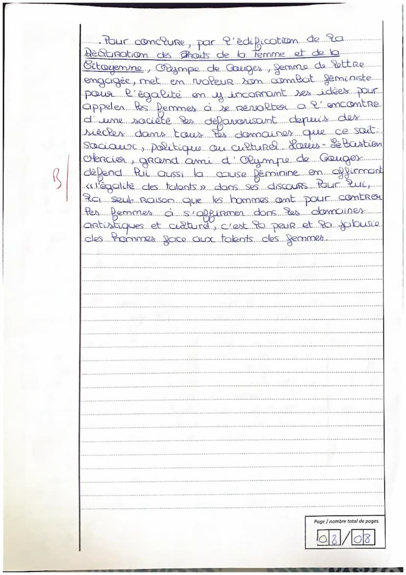 Lop20) Bravo! Pease tout de même à organiser tes propos
ten Dors
haithes
Modèle CCYC: QONE
NOM DE FAMILLE: QUENTIN
(en majuscules)
тв
CONSIG