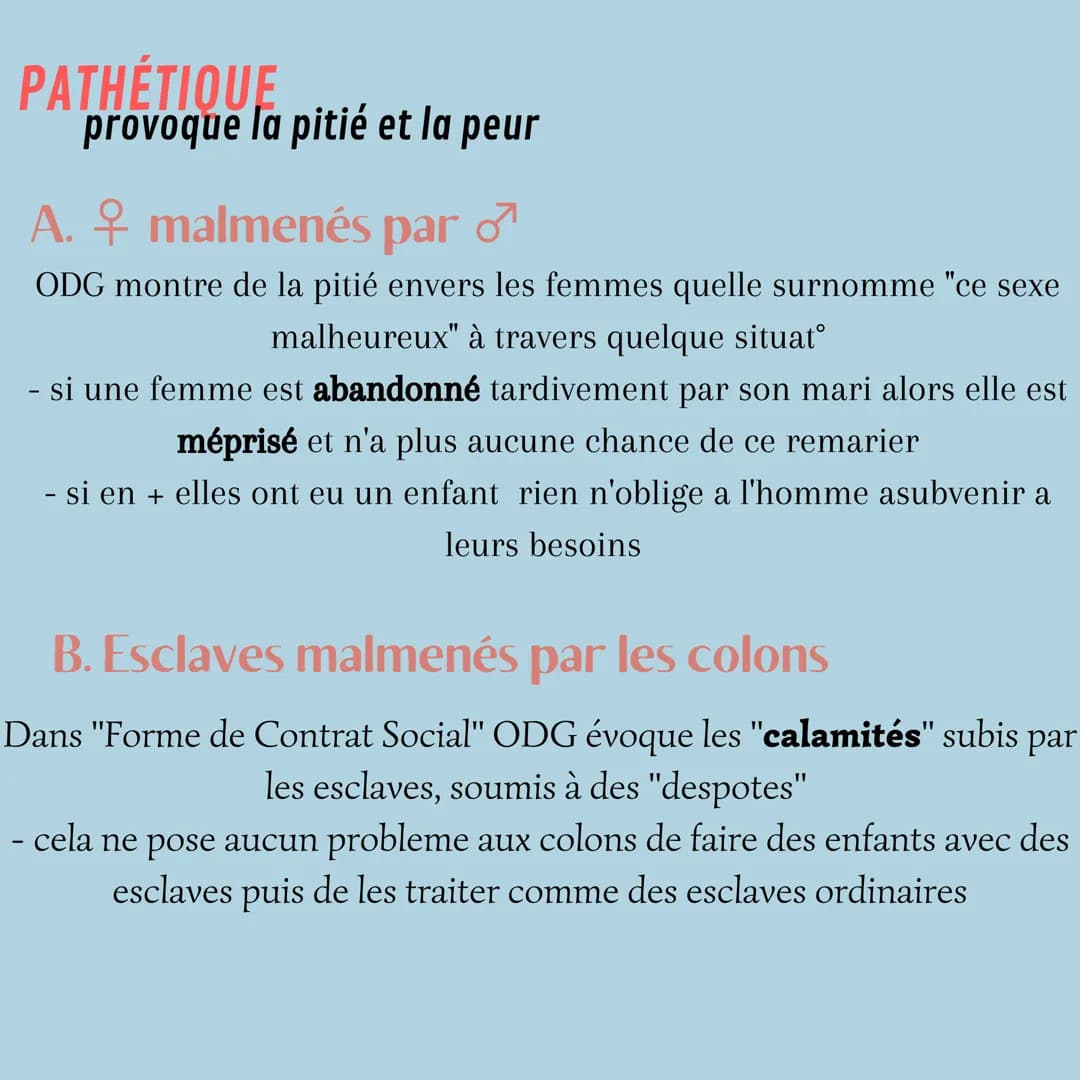 Ce qu'il faut retenir
pour une dissertation sur:
La déclaration des droits de la femme et de la citoyenne de
Olympe de gouges
cours intégral