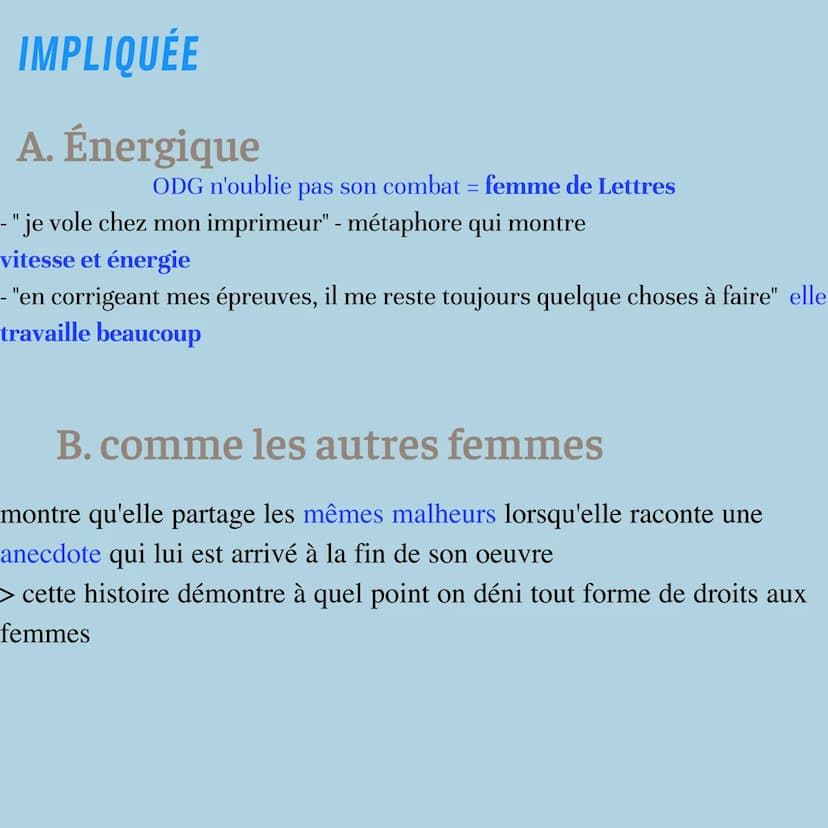 Ce qu'il faut retenir
pour une dissertation sur:
La déclaration des droits de la femme et de la citoyenne de
Olympe de gouges
cours intégral