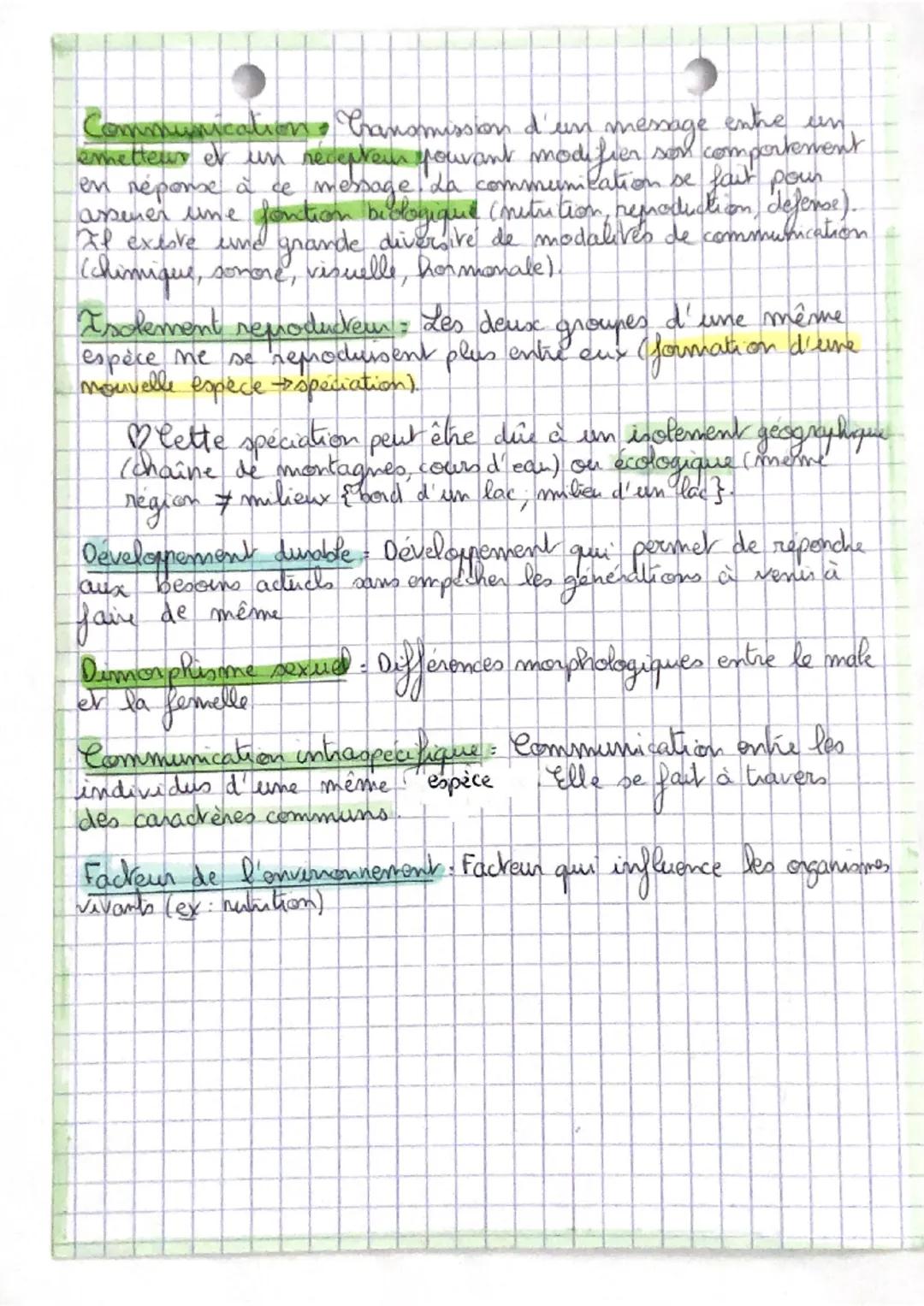 SVT

~ Mécanismes d'esolution des copèces parts. 2~

Des impactes des activ. elt comportements humains &
perdre de la biodiversité extinctio