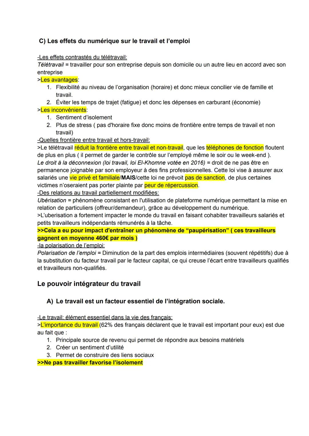 Comment mesurer et définir les caractéristiques de l'emploi et du travail
A) Distinction entre travail, emploi, activité et chômage
-disting