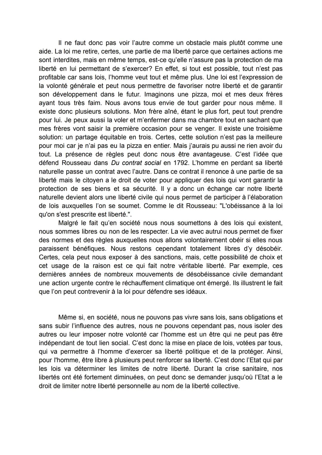 Dissertation de philosophie n°1
Choisir un film à regarder à plusieurs est souvent source de conflits. Il peut
être compliqué de satisfaire 