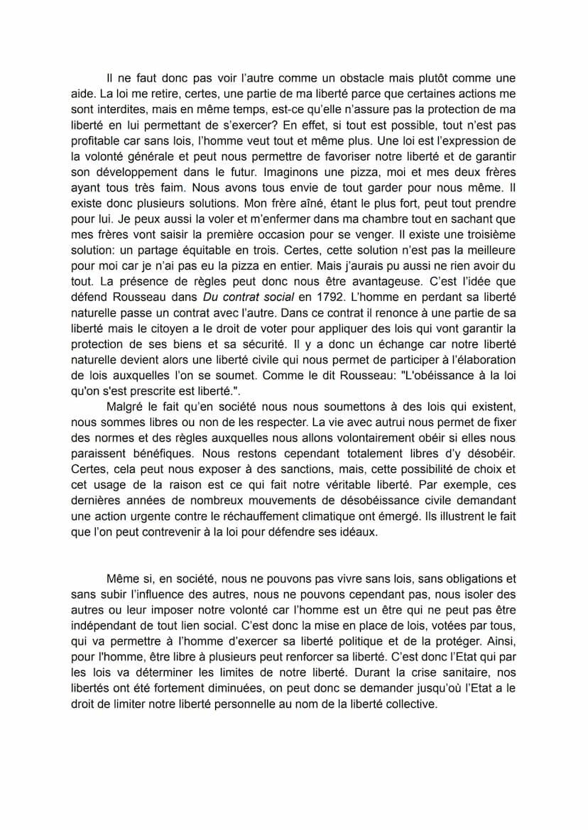 Dissertation de philosophie n°1
Choisir un film à regarder à plusieurs est souvent source de conflits. Il peut
être compliqué de satisfaire 