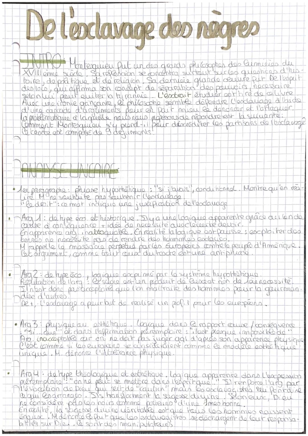 8
●
De l'esclavage des negres
INTRO Monterquien fut un des grands phi (osopher des Aumicies des
d'his-
XVIIIeime siède Sa refedción se conce