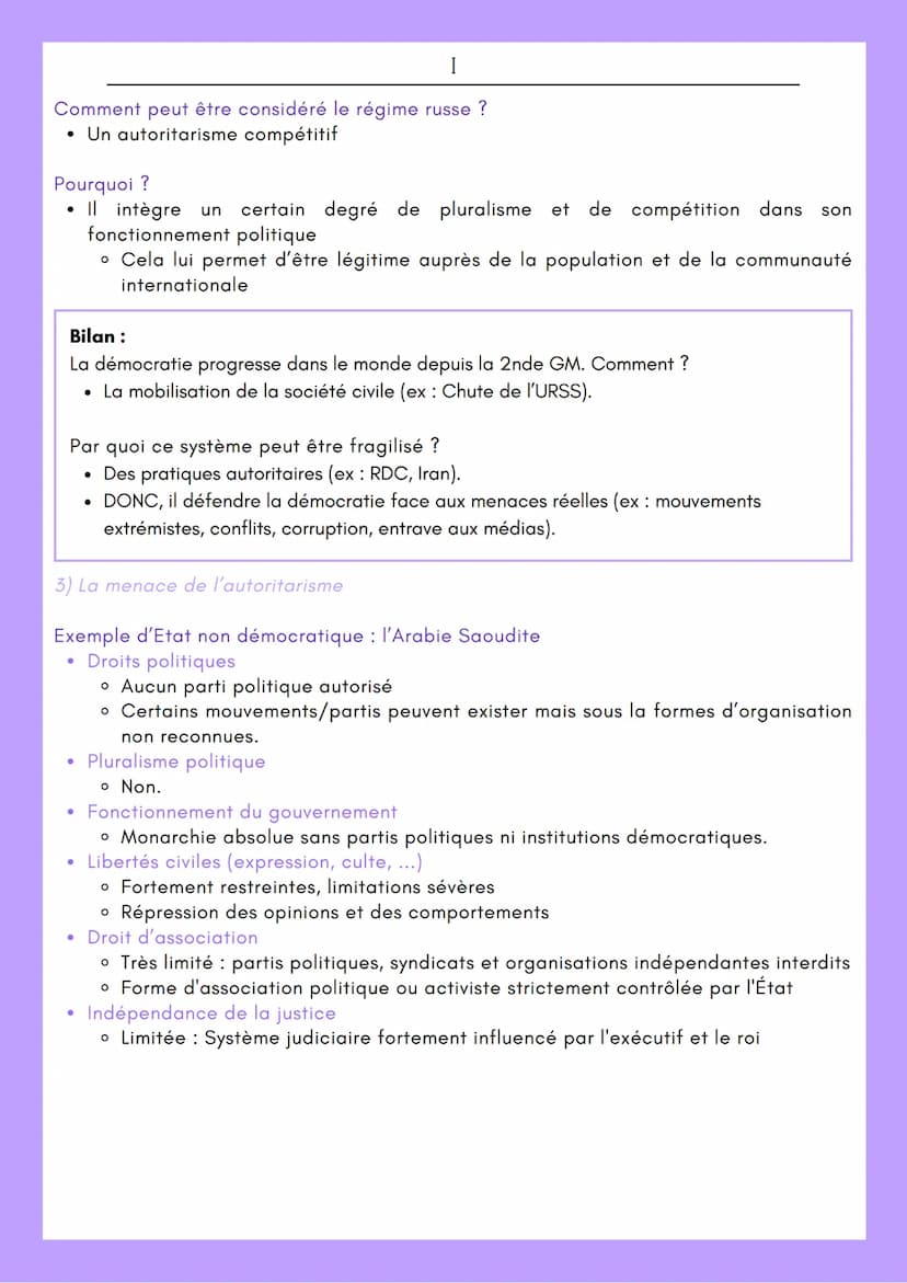 INTRODUCTION
En 2006, le groupe de presse britannique The Economist Group crée un indicateur
pour évaluer la démocratie de chaque Etat.
Quel