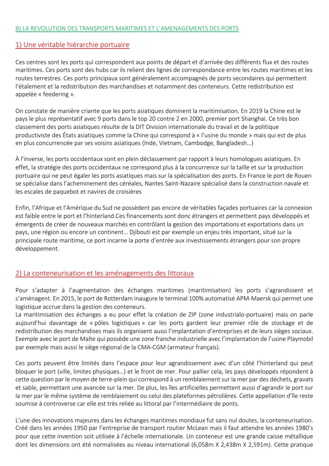 Terminale Géographie Thème 1: Mers et océans au cœur de la
mondialisation
SEQUENCE 4: MERS ET OCEANS VECTEURS ESSENTIELS DE LA
MONDIALISATIO