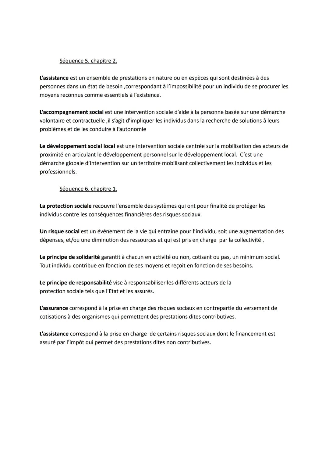 Séquence 1, chapitre 1.
DÉFINITIONS
PREMIÈRE
La santé individuelle est un état de complet bien-être physique, mental et social et ne consist