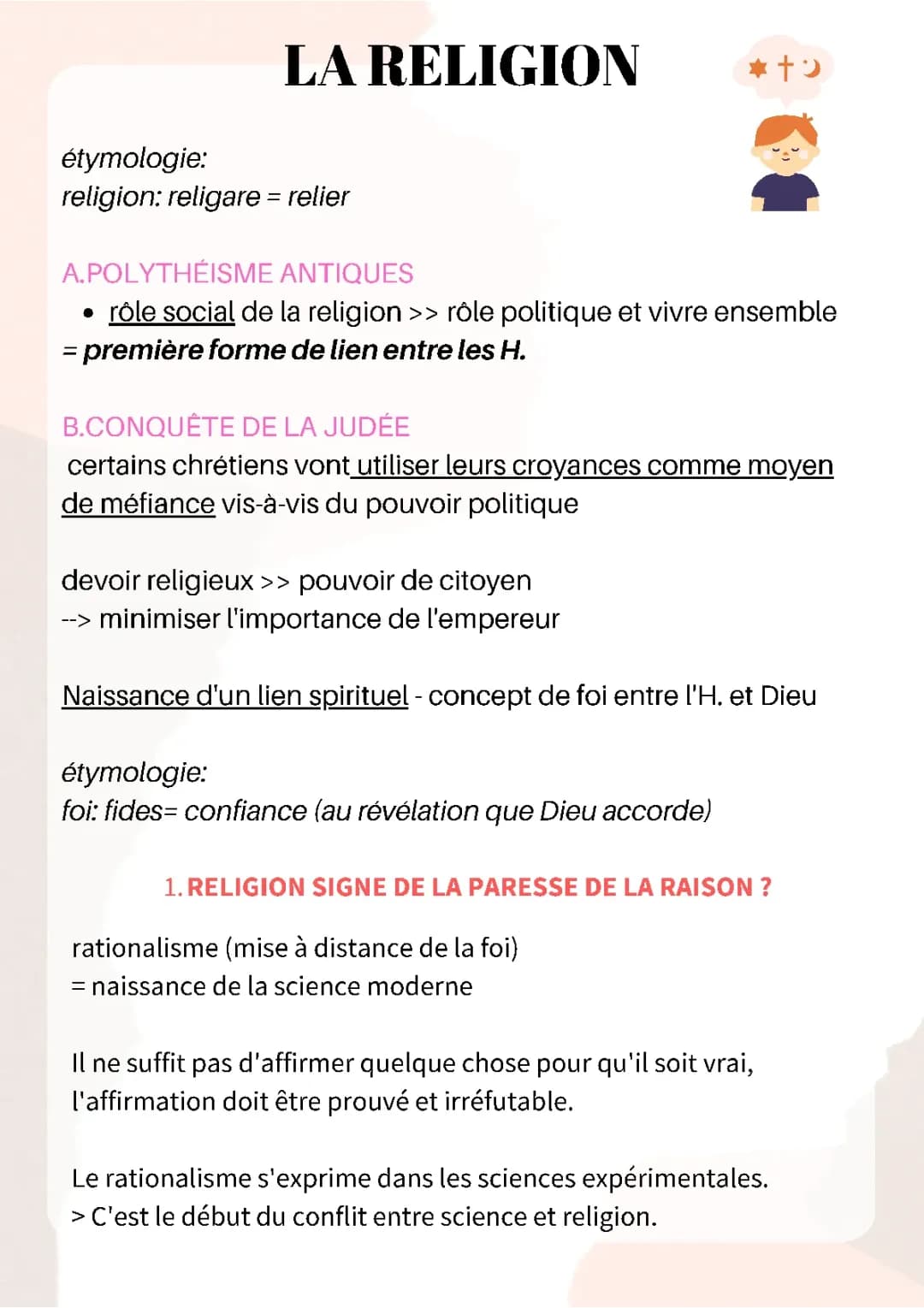 Philosophie: la religion