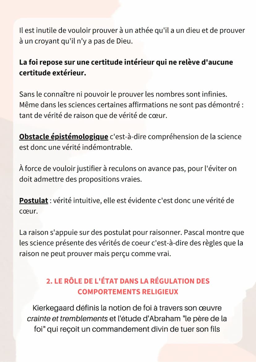 LA RELIGION
étymologie:
religion: religare = relier
A.POLYTHÉISME ANTIQUES
• rôle social de la religion >> rôle politique et vivre ensemble
