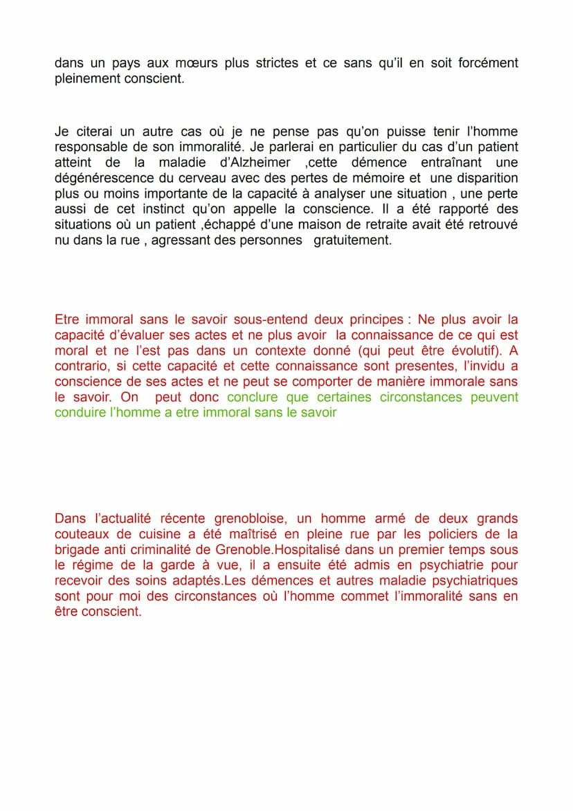 Étymologie
Mores,moralis : relatif
aux mœurs, moral
non :
rousseau:
Immoral: im => négatif, moral =>du latin mores « mœurs » et precissement