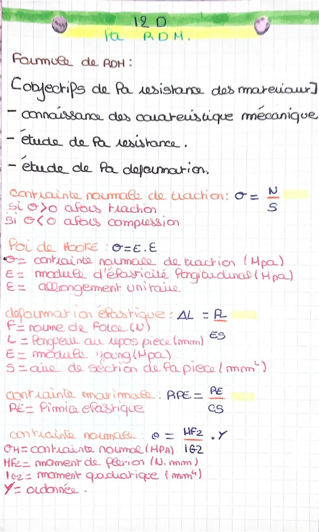 contrainte Fangentielles: Tmax = T
= contrainte tangentielle (Hpal S
T= naume de P'eppoct Franchant (N)
S aire de Pa section droite (mm²)
co