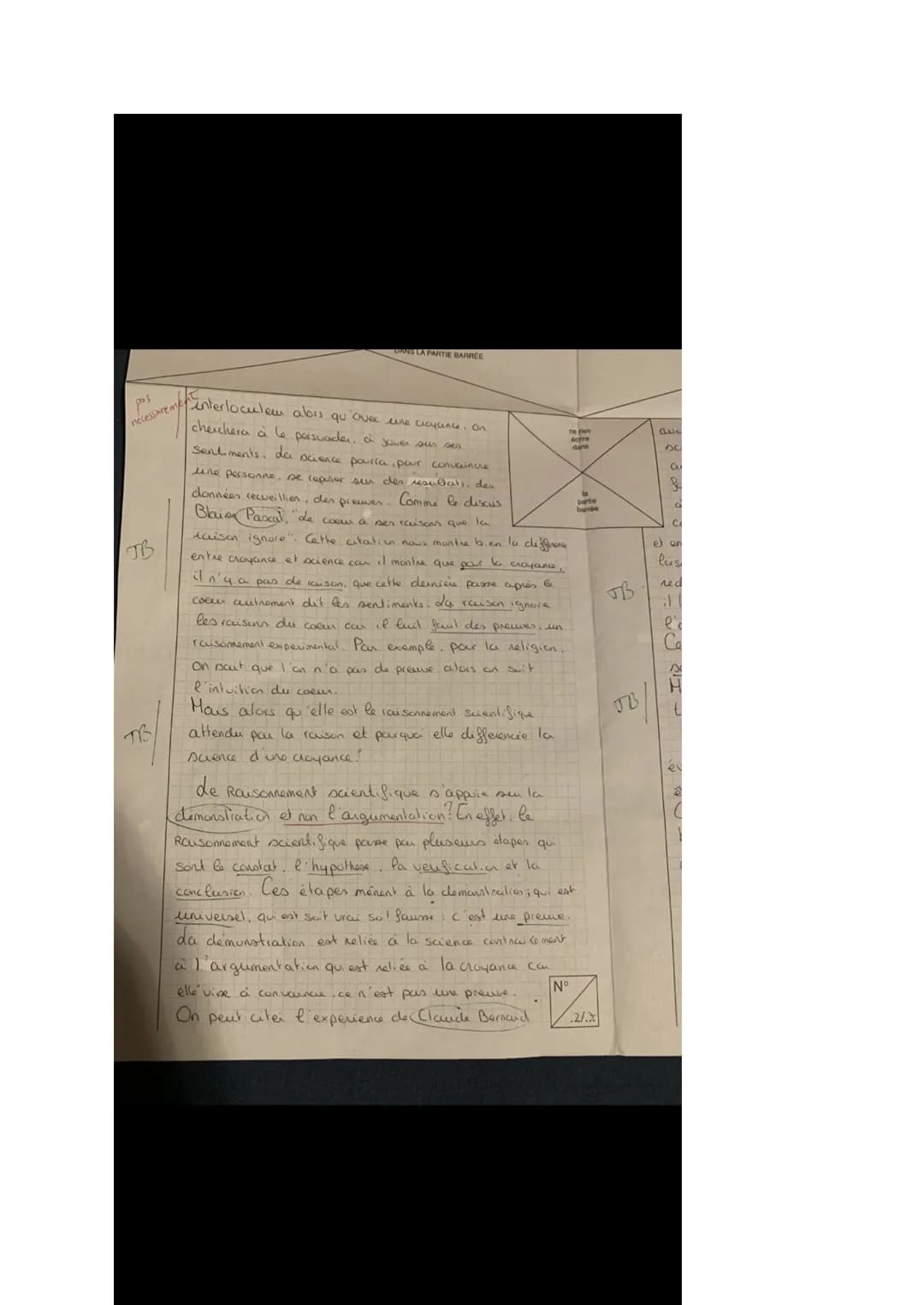 Sujet bac blanc de philo: la science est elle une croyance comme les autres Examen ou concours :
Spécialité/option:
Repère de l'épreuve
Epre