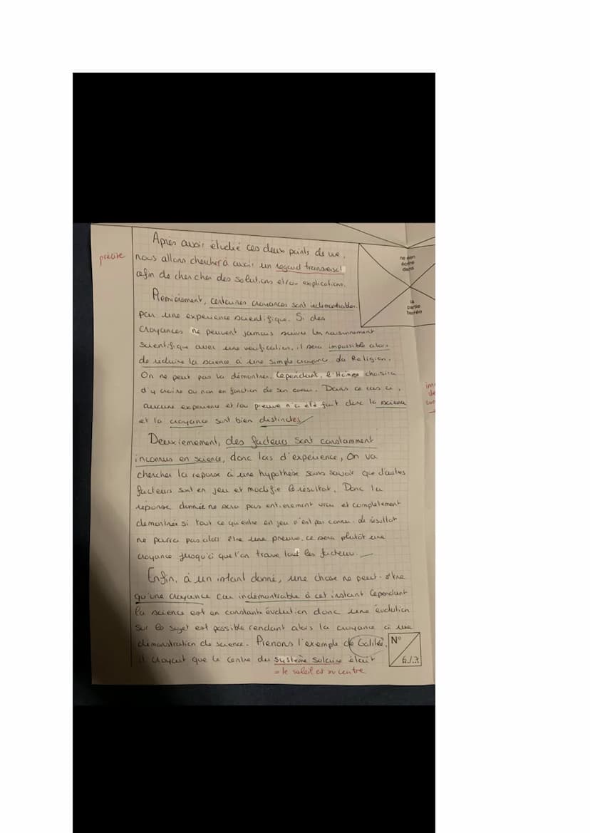 Sujet bac blanc de philo: la science est elle une croyance comme les autres Examen ou concours :
Spécialité/option:
Repère de l'épreuve
Epre