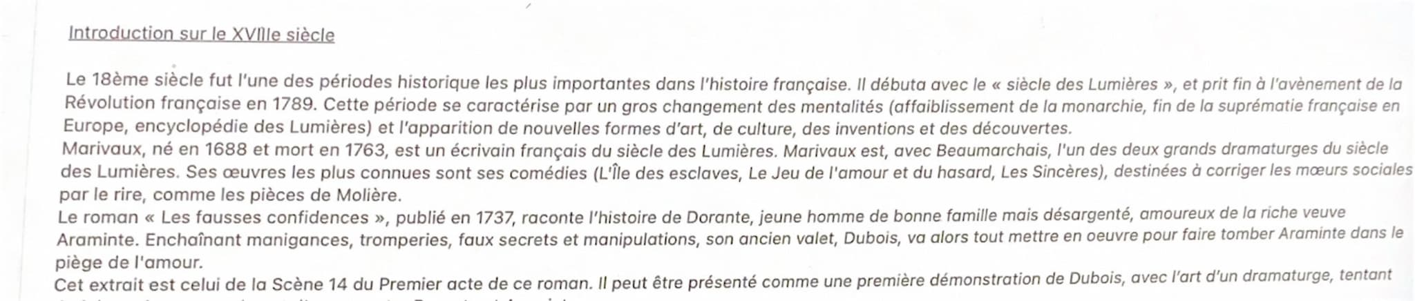 Introduction sur le XVIIIe siècle
Le 18ème siècle fut l'une des périodes historique les plus importantes dans l'histoire française. Il début