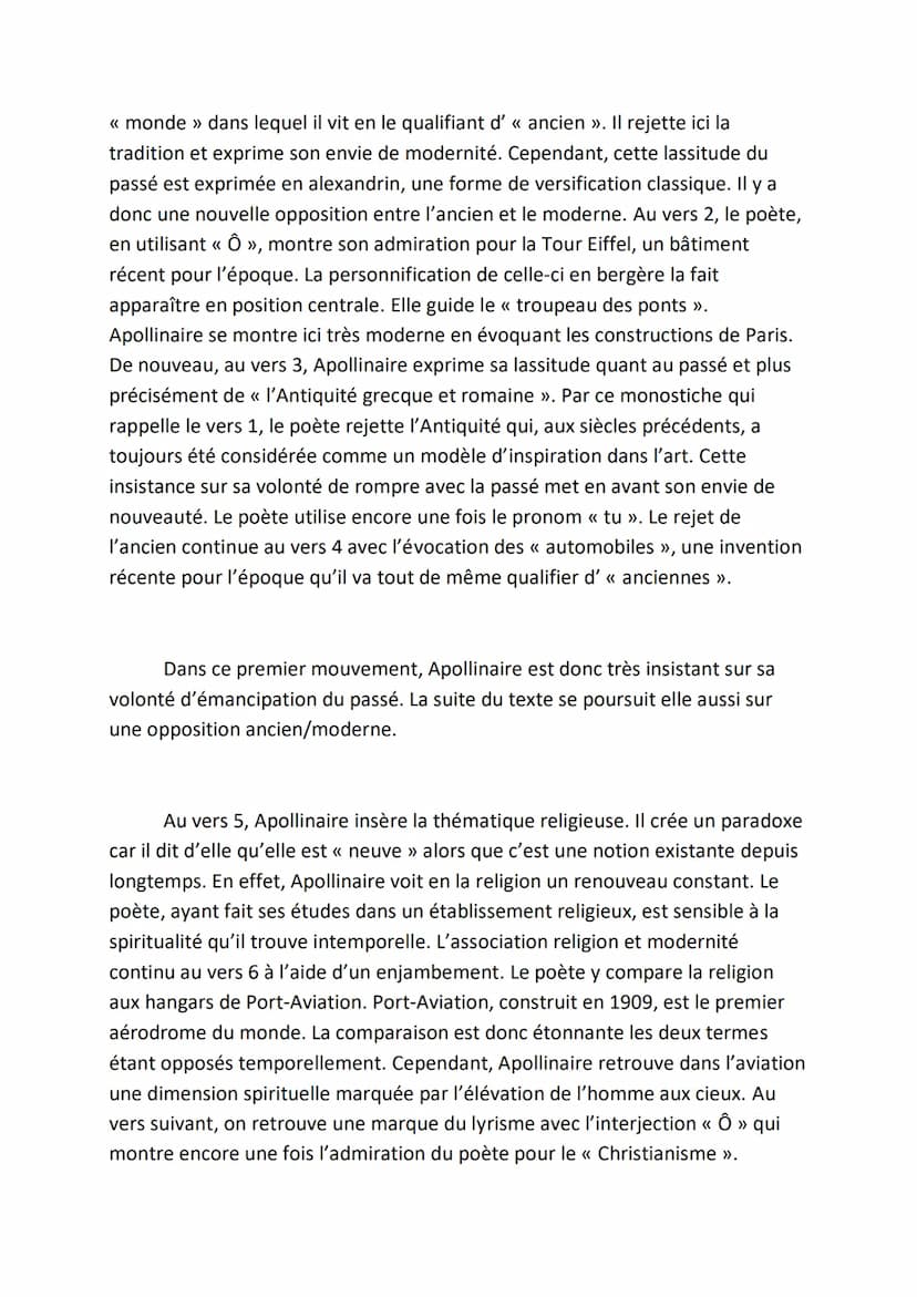 Fait avant la mise en ligne.
des éléments d'aide sur
Pronote
Zone, explication linéaire :
La seconde moitié du 19e siècle et le début du 20e