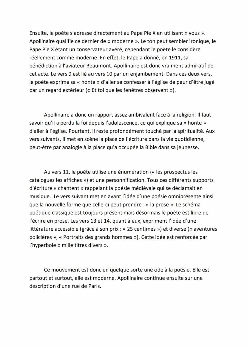 Fait avant la mise en ligne.
des éléments d'aide sur
Pronote
Zone, explication linéaire :
La seconde moitié du 19e siècle et le début du 20e