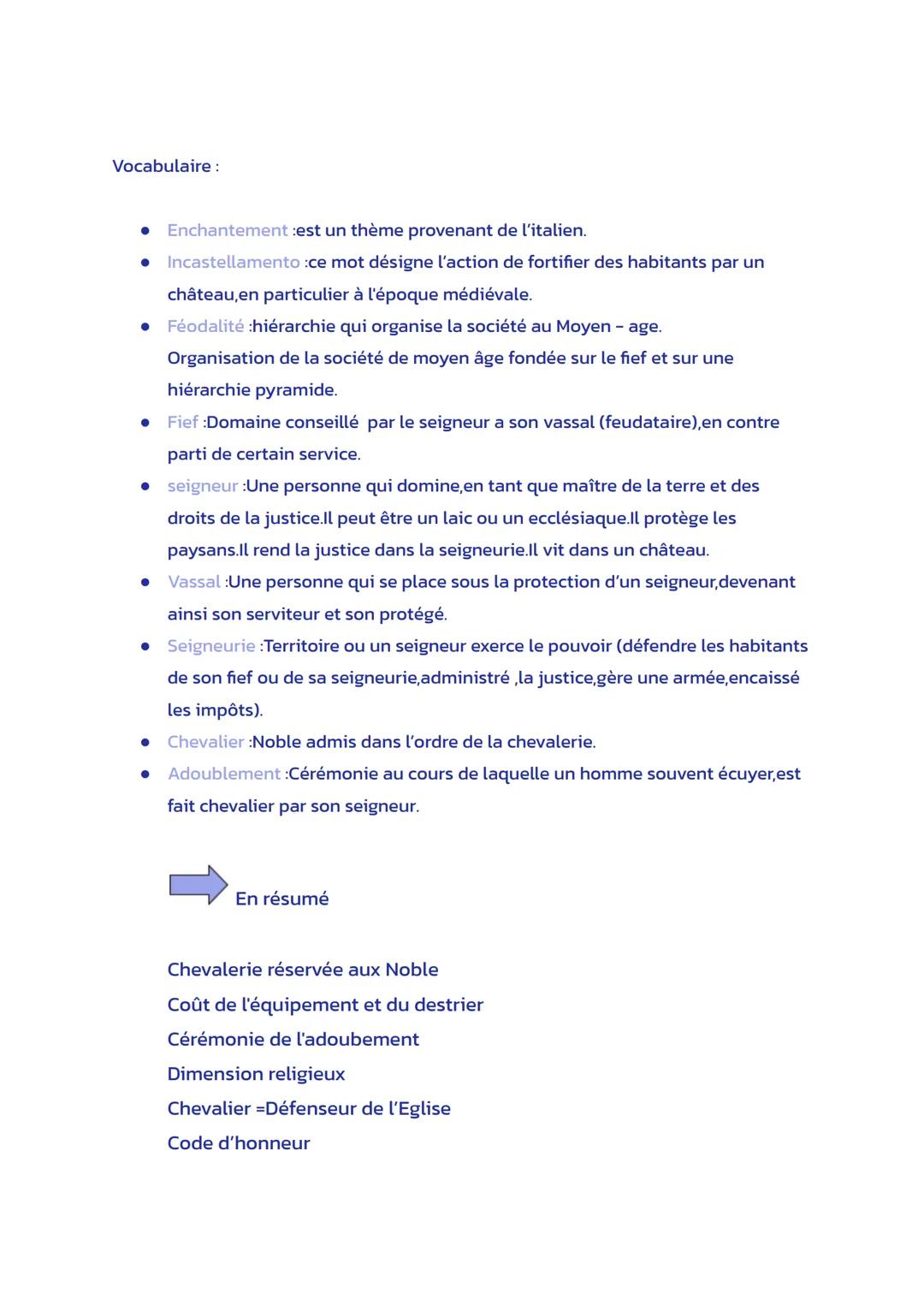476-1492
Chute de l'Empire romain d'Occident
Découverte de l'Amérique
Roi
Duc et compte
Seigneur
Le moyen - Age
Simple vassal Vocabulaire :
