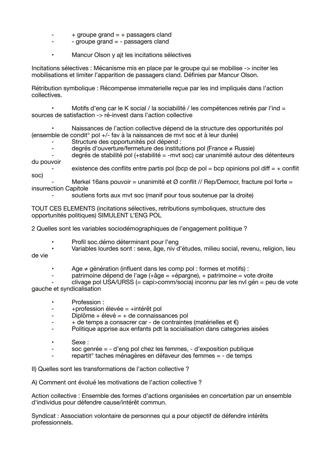 SES 2: Comment expliquer l'eng pol dans les sociétés démocratiques ?
Introduction: Pourquoi s'engager ?
Eng pol :
Formes diverses et origina