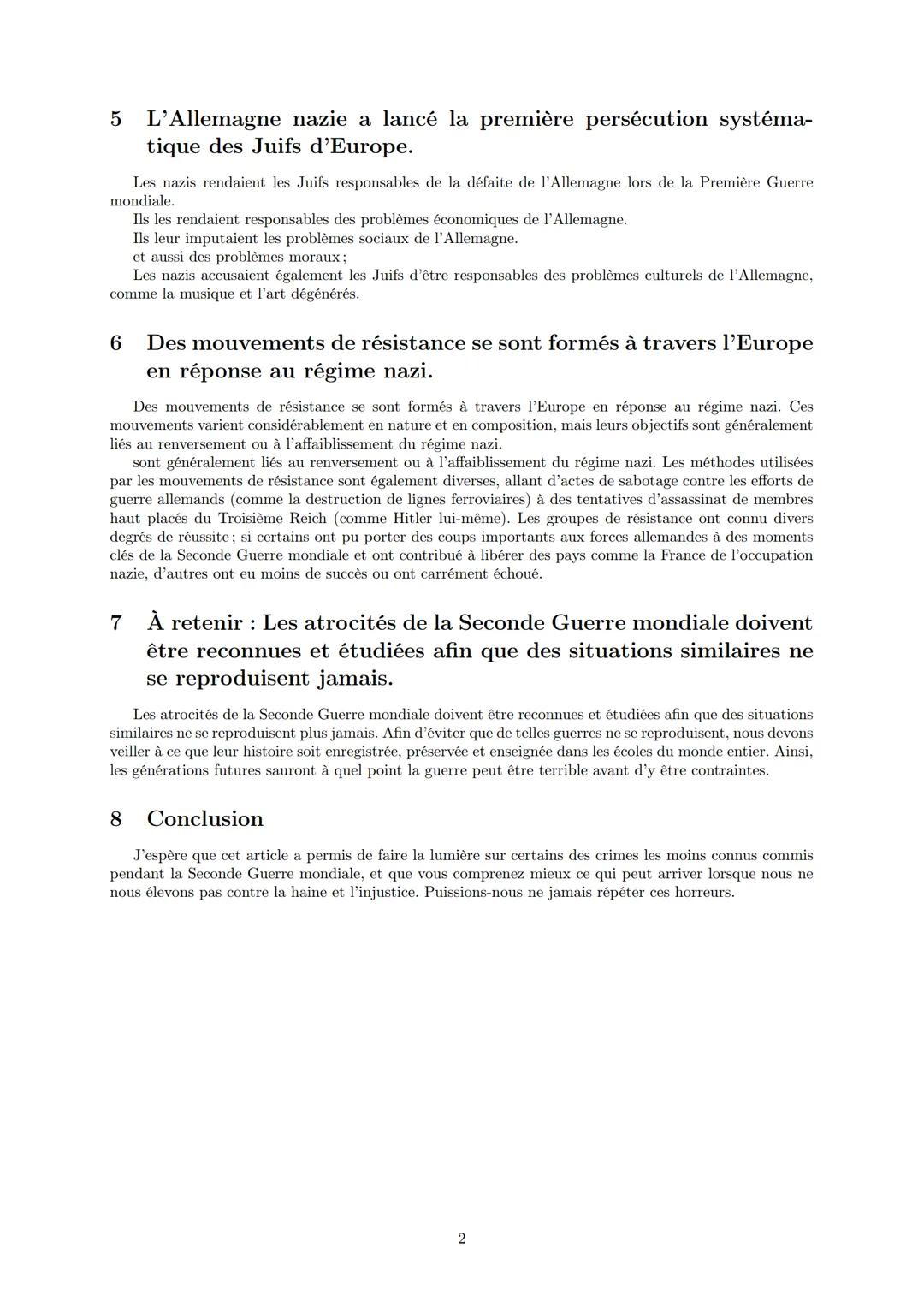 LYCEE GENERAL ET TECHNOLOGIQUE LA BRUYERE

Seconde guerre mondiale crimes de guerre et
crimes de masse

31 mai 2022

AFFICHARD-PIERRI Gaëtan