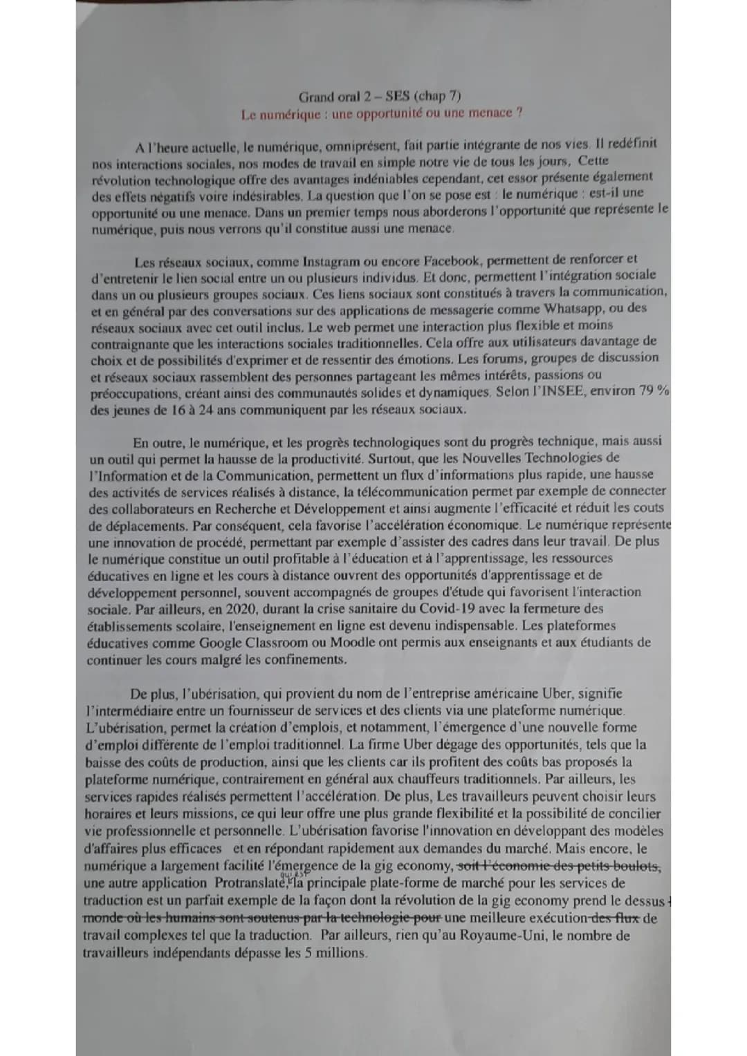 Grand Oral Ses 