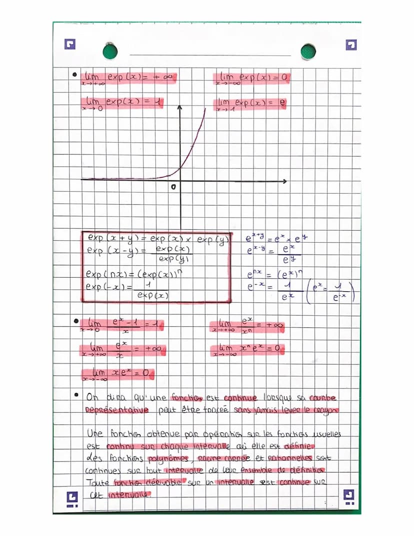 
<h2 id="limitesetcontinuit">Limites et continuité</h2>
<p>Le fait de dire qu'une fonction f a pour limite + ∞ lorsque x tend vers signifie 