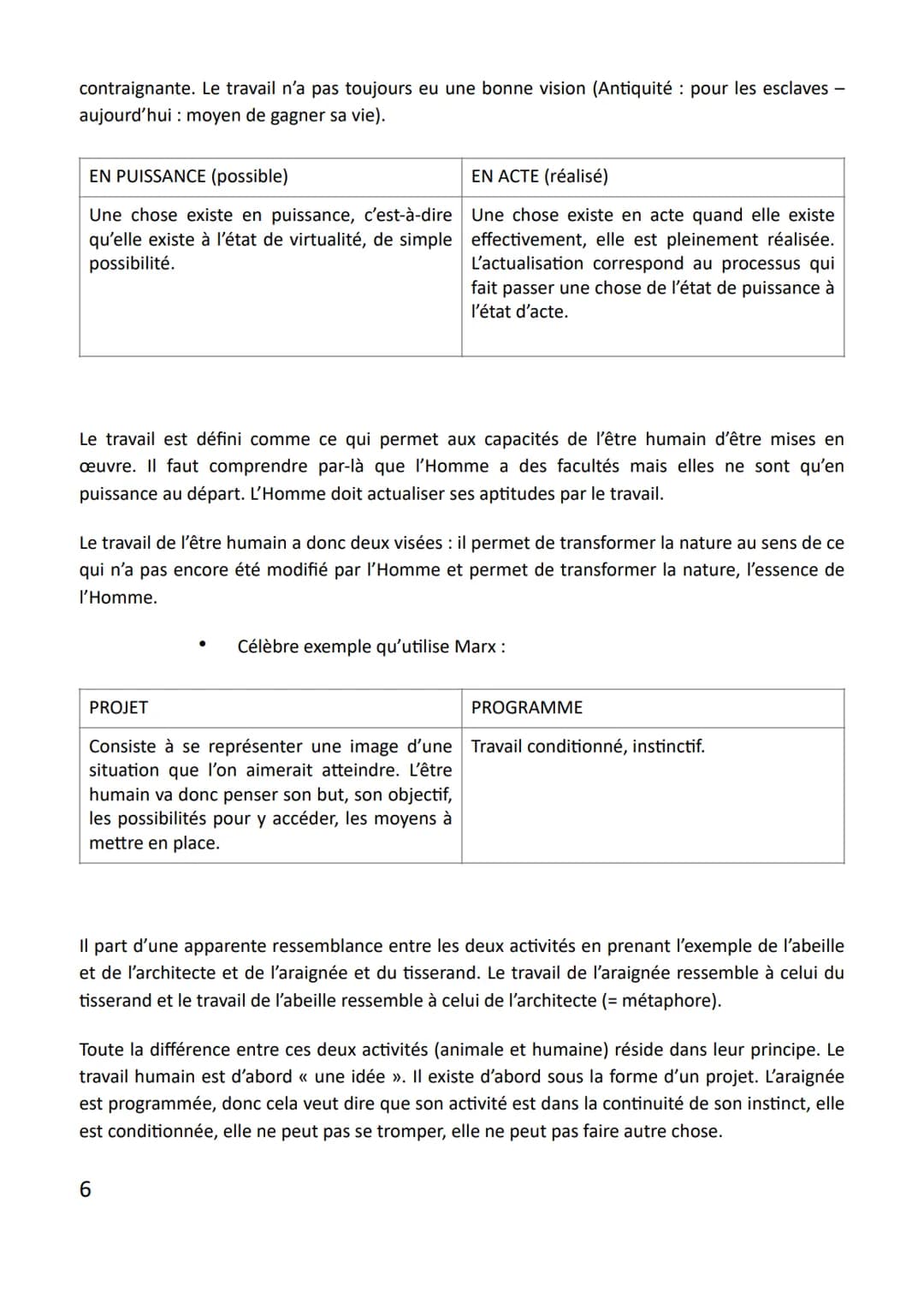 Leçon n°4 : La Nature.
Dimensions/perspectives étudiées : la connaissance : en quoi la raison (=faculté de connaître)
sépare l'homme de la n