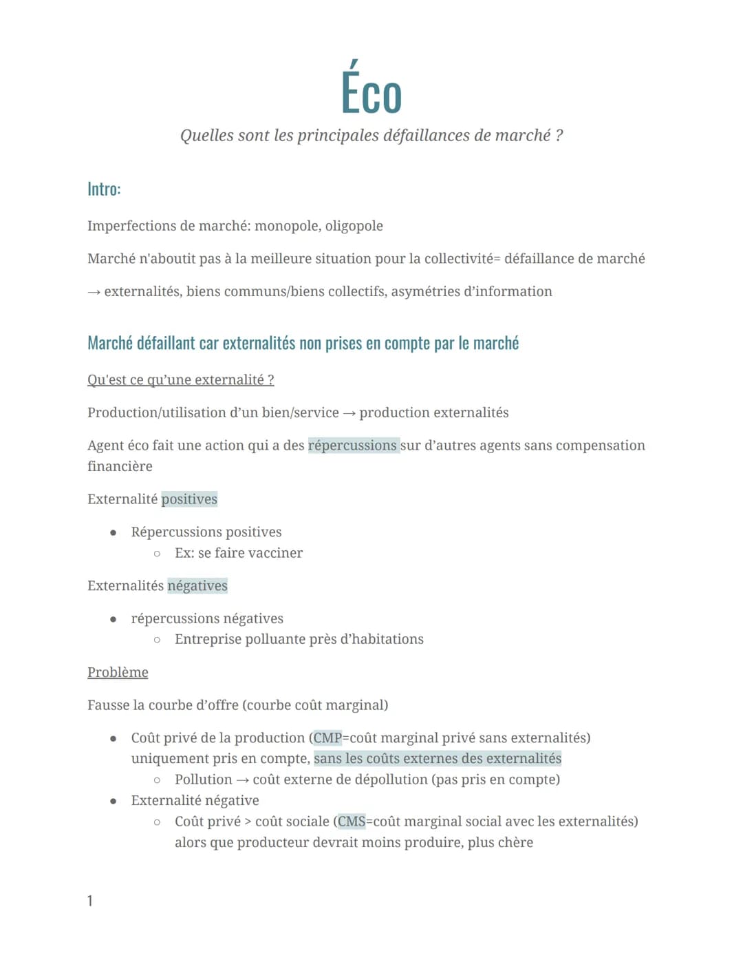 
<p>Les imperfections de marché telles que le monopole et l'oligopole conduisent souvent à des situations qui ne sont pas bénéfiques pour la