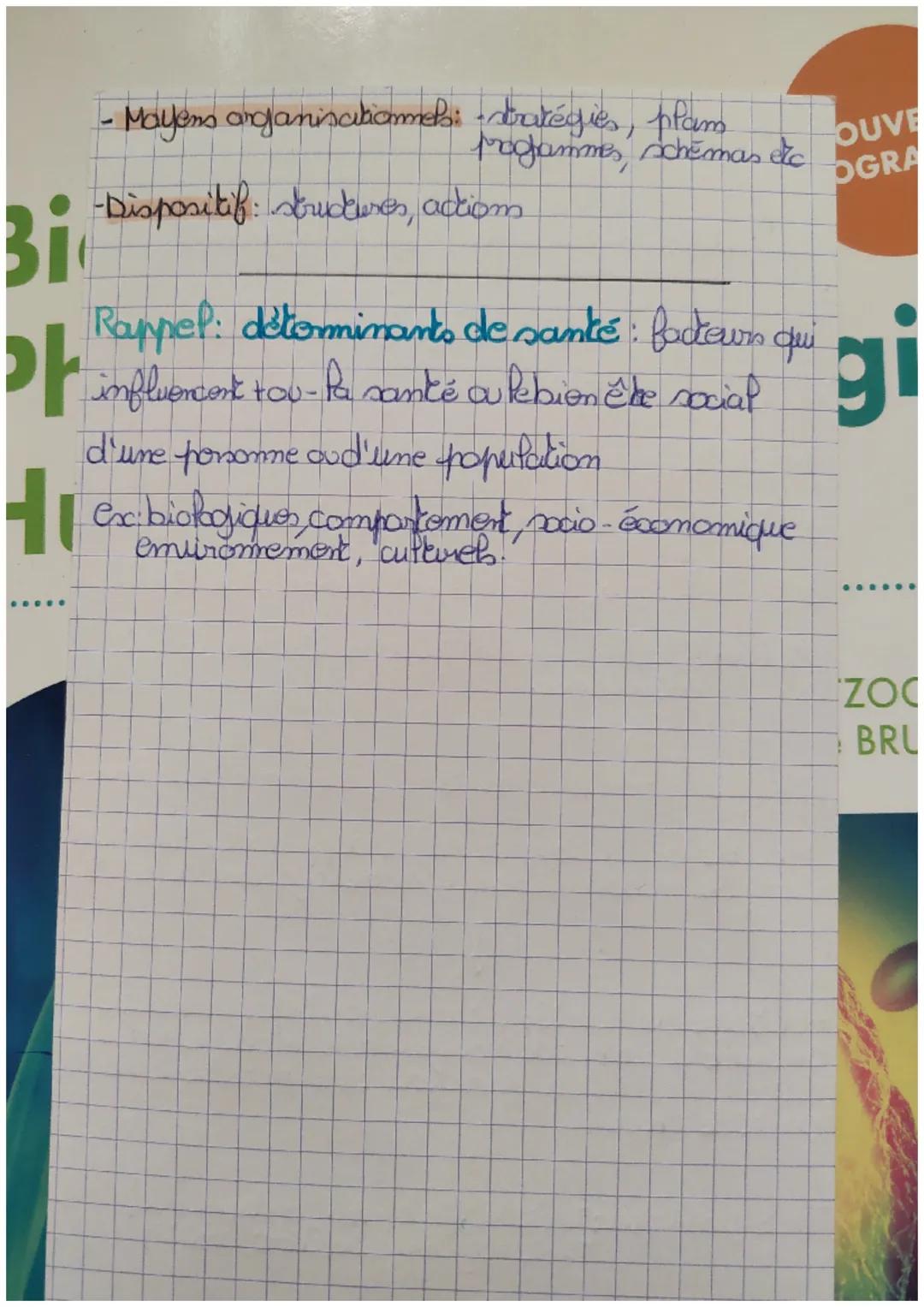 La Politique de Santé
Contacte: cixcomtances dans laquelles se produit un
événement. Tramitaine, socio économique...)
ont influence Rochled 