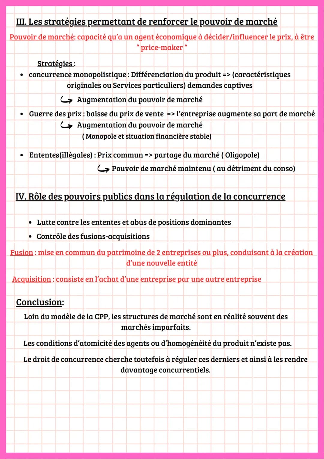 Chap. 2: Comment les marchés imparfaitement
concurrentiels fonctionnent-ils?
I. Les marchés concurrentiels existent-ils?
Ils reposent sur le
